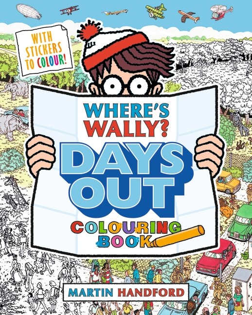Wheres Wally? Days Out Colouring Book