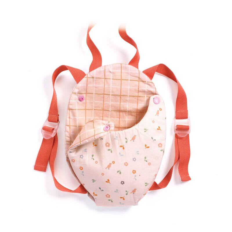 Djeco Pomea Baby Doll Carrier Lavender