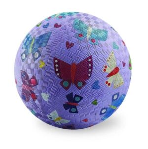 5 Inch Playground Ball Butterfly Garden (Purple)