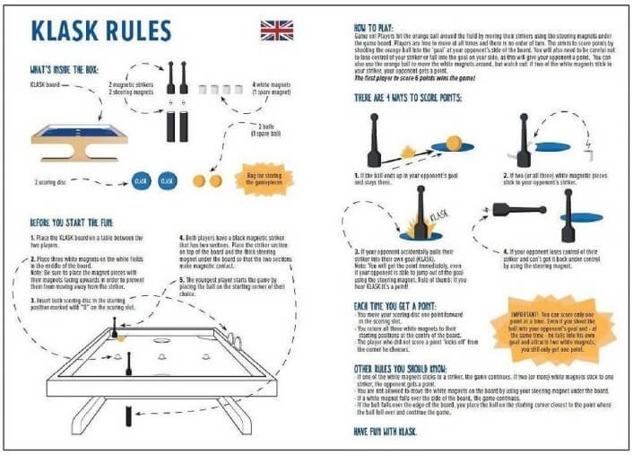 Klask Table Top Game Imagine If