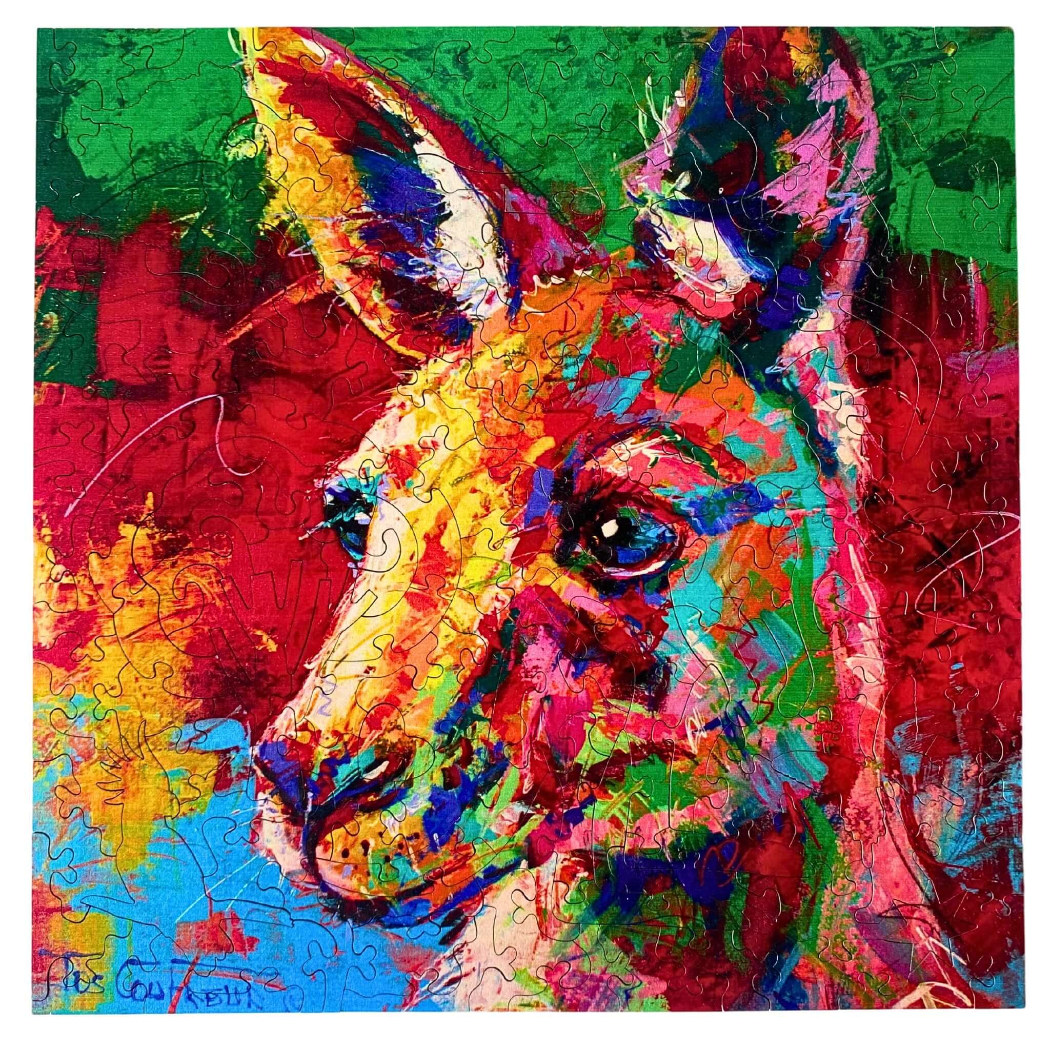 Twigg Puzzles Clive the Kangaroo 147pc Wooden Puzzle