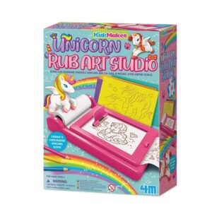 4M KidzMaker Unicorn Rub Art Studio